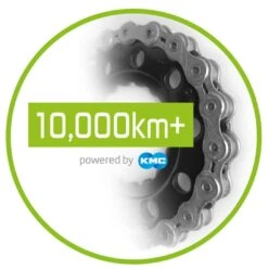 KMC E101-EPT Breit Für E-Bike 1/2x1/8 Grau 10.000km+ Montageverpackt -Stilvoller Laden Für Fahrradausrüstung 10000km 4