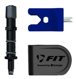 Biketec Reifendrucksensor FIT AV / Autoventil / Schrader 1 Stück Für Vorder- Oder Hinterrad -Stilvoller Laden Für Fahrradausrüstung Biketec Bulls Fit 2.0 Reifendrucksensor AV Autoventil Schrader 1 Stueck 501244a