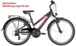 Pegasus Avanti 2021 18-Gang -Stilvoller Laden Für Fahrradausrüstung Pegasus Avanti 2021 26 Zoll Damen Trapez schwarz matt weiss pink 526 74138 596 74144
