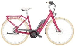 Pegasus Macaron-E 2018 -Stilvoller Laden Für Fahrradausrüstung Pegasus Macaron E 2018 8 Gang Damen Wave rouge red matt 400Wh 500Wh 784 785 18945 18950 18953