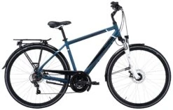 Pegasus Piazza-Disc 2022 21-Gang -Stilvoller Laden Für Fahrradausrüstung Pegasus Piazza Disc 2022 21 Gang Kettenschaltung Scheibenbremsen Herren dark petrol matt white blau weiss 636 82745 82750 82755 82760