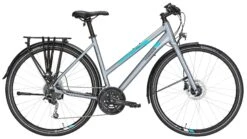 Pegasus Premio Superlite Disc 2018 30-Gang 11 Pegasus Premio Superlite Disc 2018 30-Gang -Stilvoller Laden Für Fahrradausrüstung Pegasus Premio Superlite Disc 2018 Damen Trapez grau tuerkis 586 52945 52950 52955