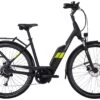 Pegasus Solero-E9 Sport CX 2022 -Stilvoller Laden Für Fahrradausrüstung Pegasus Solero E9 Sport CX 2022 Tiefeinstieg Unisex Damen Wave black schwarz matt gelb lime 644 645 11745 11750 11755