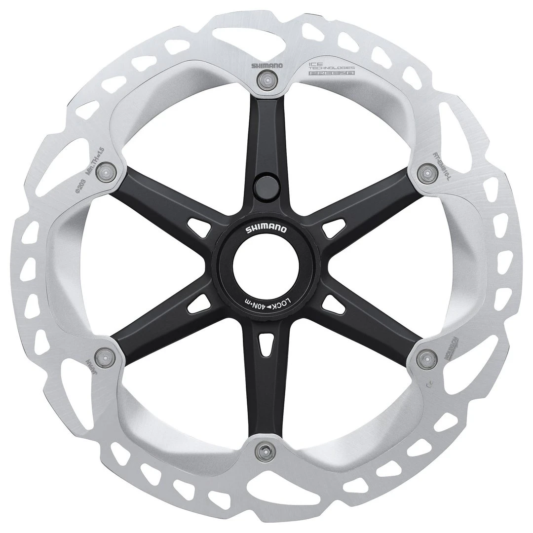 Shimano RT-EM810-L 203mm Ice-Tech Freeza Mit Lock-Ring-Befestigung Für E-Bike Mit Außenverz. Ring 3 Shimano RT-EM810-L 203mm Ice-Tech Freeza Mit Lock-Ring-Befestigung Für E-Bike Mit Außenverz. Ring