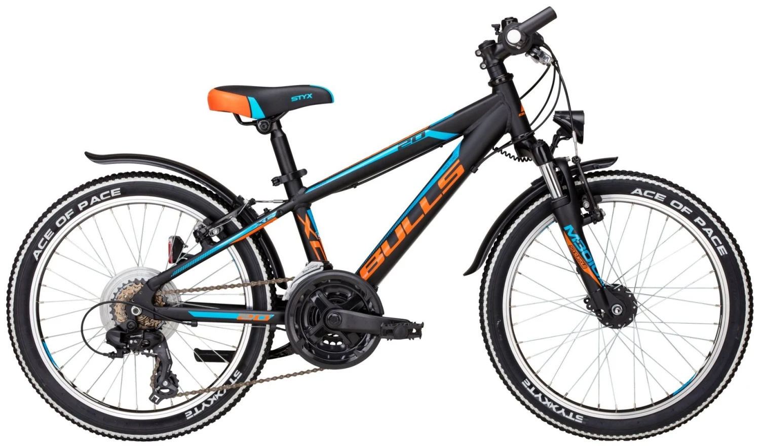 Bulls Tokee-20 Street 2017 18-Gang Schwarz-blau-orange (matt) 28cm 3 Bulls Tokee-20 Street 2017 18-Gang Schwarz-blau-orange (matt) 28cm